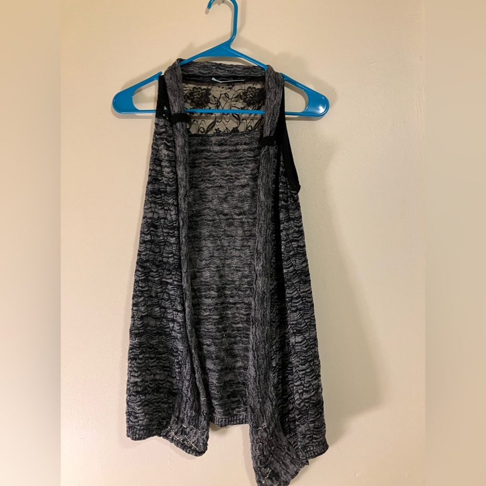 Maurice’s Gray Open-Front Women's Sweater 82025